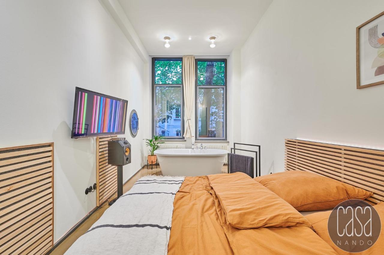Casanando Premium Suites - Hifi Lofts In Ruhiger Zoo - Und Citylage Лейпциг Экстерьер фото