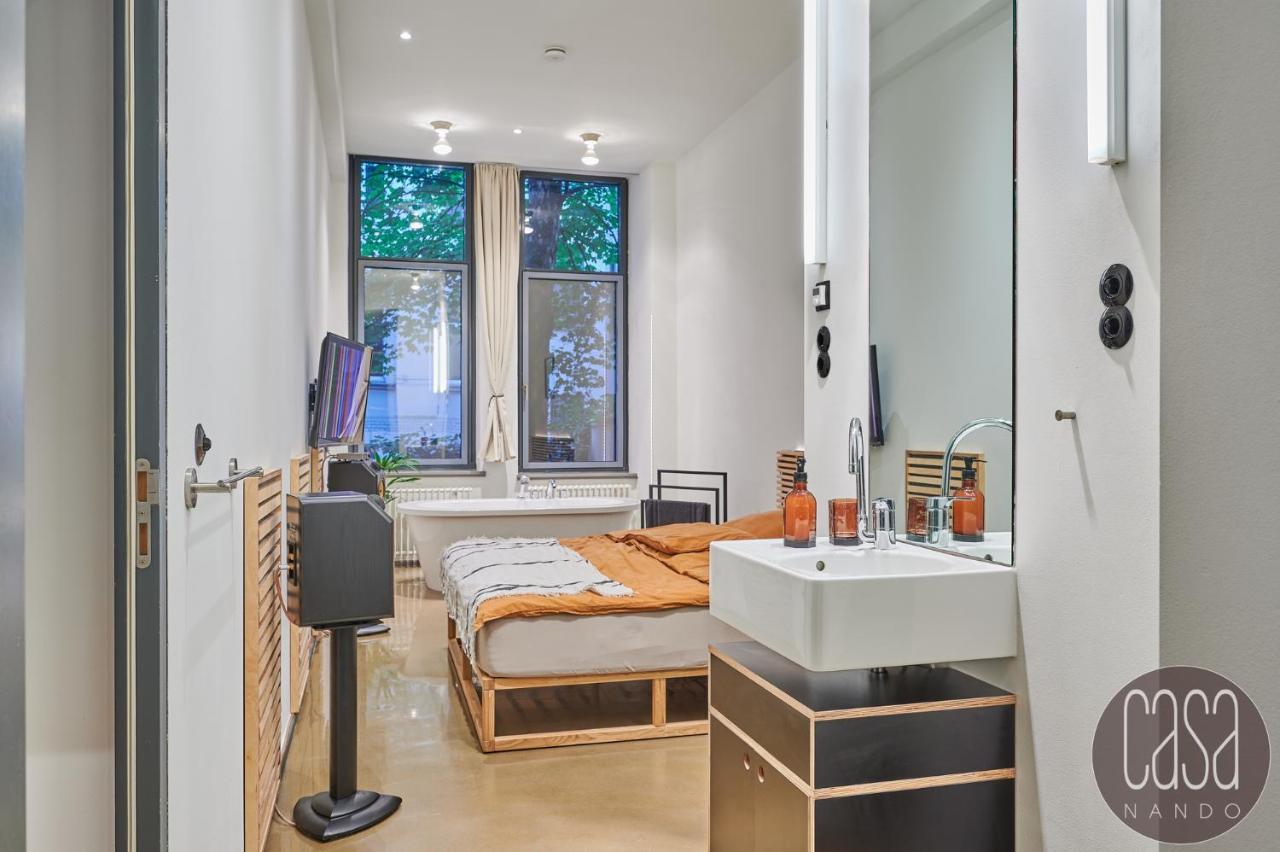 Casanando Premium Suites - Hifi Lofts In Ruhiger Zoo - Und Citylage Лейпциг Экстерьер фото