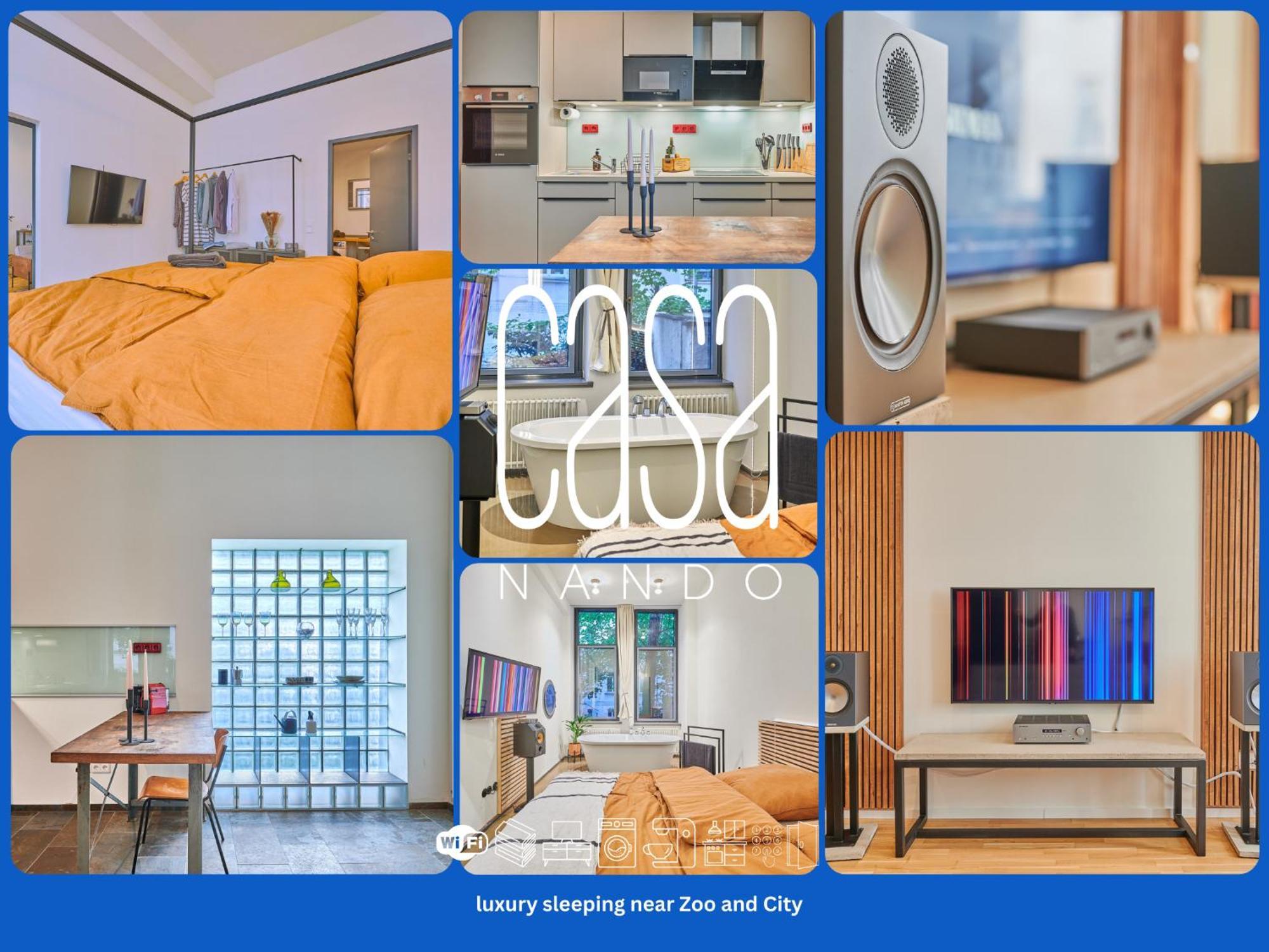 Casanando Premium Suites - Hifi Lofts In Ruhiger Zoo - Und Citylage Лейпциг Экстерьер фото